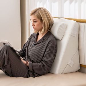 3-Piece Air <b>Memory</b> <b>Foam</b> Bed Wedge Pillow Set Functional Positioners for Comfortable Sleep - Product Image 2