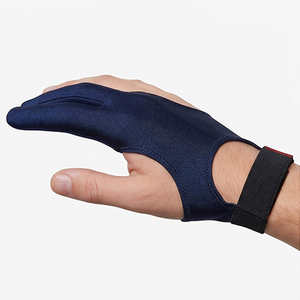 New Design Cotton Spandex Non-Slip Half-Finger Snooker <b>Gloves</b> Customized Color High Quality Lightweight Snooker <b>Gloves</b> - Product Image 4
