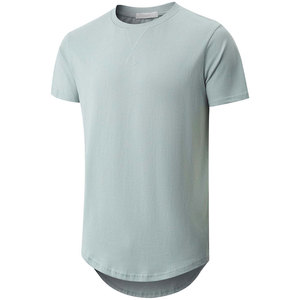 T-shirt pour homme blanc uni, tricoté, respirant, imprimé par transfert thermique, manches courtes, col rond, coupe classique, décontracté, 100% coton - Product Image 2