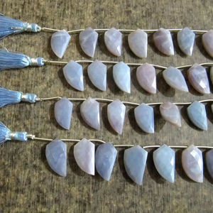 Perles d'opale lavande naturelle en forme de mangue, taille briolette, 10x20mm, vendues par brin de 9 pouces de long - Product Image 4