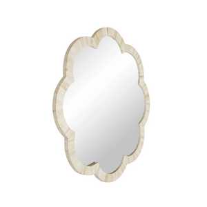 Cadre de miroir rond en os incrusté, fait main, durable, moderne, luxueux, écologique, accessoires de décoration murale personnalisés - Product Image 6