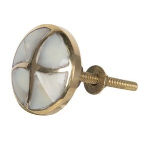 Boutons de tiroir et de meuble en nacre et résine au design parfait, à prix très raisonnable - Product Image 1