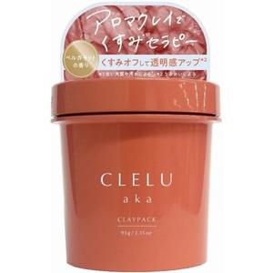 Mascarilla Facial de Arcilla Roja CLELU 95g, Producto Japonés, Aka Wash Off, Purifica los Poros, Cuidado para Piel Opaca, Suaviza la Piel, Aroma a Bergamota - Product Image 5