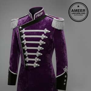 Uniforme de Banda de Marcha al por Mayor Hecho de 100% Algodón o Poliéster de Primera Calidad para Hombres, Mujeres y Adultos, Tallas y Colores Personalizados - Product Image 2