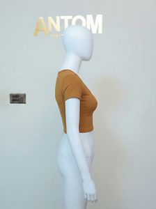 เสื้อยืดครอปคอกลมผ้าฝ้ายทอเนื้อหนาแบบหลวมสำหรับผู้หญิง ไซส์พลัส แห้งเร็ว ระบายอากาศดี เหมาะสำหรับฤดูร้อน สไตล์ลำลอง รับผลิตตามแบบ OEM - Product Image 2