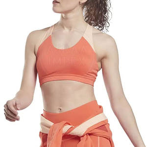 Soutien-gorge de sport sans couture de qualité supérieure pour le yoga et le fitness, fabriqué au Pakistan, nouveau design personnalisé, extensible dans quatre directions, respirant, sans manches, pour la gym - Product Image 3