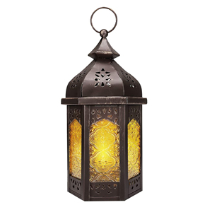 Lanternes décoratives à bougie Lampe de table Antique Vente en gros d'extérieur Lanterne marocaine en fer pour la décoration de la maison et du jardin - Product Image 6