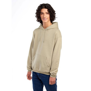 JERZEES NuBlend Sweat à capuche unisexe beige vierge, qualité de vente au détail, en molleton riche en coton, prêt pour la sérigraphie, compatible broderie, personnalisable - Product Image 2