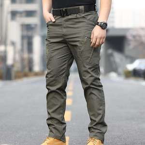 Pantalon cargo d'extérieur personnalisé pour homme, pantalon de camping, plusieurs poches, pantalon de travail, randonnée, pantalon décontracté pour homme, taille plus 5XL - Product Image 4