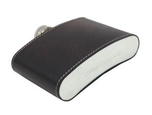 Porte-bouteille vintage en cuir de veau Castello, musée italien, 4 oz, faible MOQ, acier inoxydable, noir, brun, vert, portefeuilles - Product Image 4