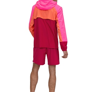 Conjunto de pantalones cortos cortavientos personalizados de alta calidad para hombre, ajuste relajado, conjunto corto de nailon transpirable de poliéster 100% para hombre 2026 - Product Image 5