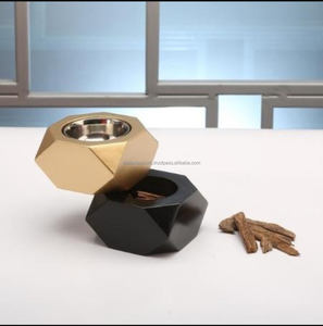 Handmade Luxury Bakhoor <b>Burner</b> 2025 Ramadan Incense Holder Resin & Wood with Golden <b>Silver</b> Printed for Religious Use - Product Image 2