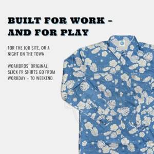 Vêtements de travail à fermeture par boutons-pression CAT2, résistants aux arcs électriques, en sergé de coton, avec logo personnalisé, chemises FR légères, protection contre les vapeurs de niveau FR - Product Image 4