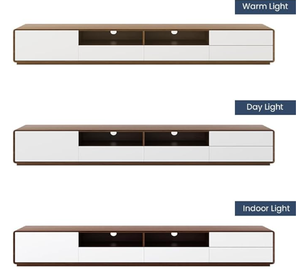 Modern Simple Style High-End <b>TV</b> Stand Formaldehyde-Free Eco-Friendly Living Room Furniture Color Splicing for Home Warehouse Use - Product Image 3