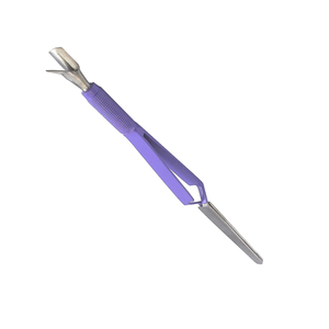 Professional Customizable Beauty Instruments Multi-Function Purple Acrylic Nail Pincher Tools <b>Magic</b> Wand Tweezers - Product Image 4