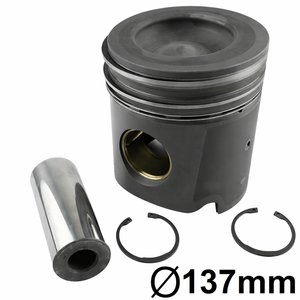 Pistón de motor diésel de 137 mm 8210 137 mm OEM 1907471 1908467 1907993 Referencia cruzada 94905600 0084200 compatible con Fiat Iveco - Product Image 1