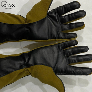 Gants de vol Nomex sur mesure, résistants à la chaleur, ignifuges, résistants à l'abrasion, en cuir de chèvre, tactiques, pour l'équipage d'aviation, robustes, de sécurité - Product Image 3