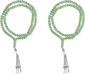 Tasbih de Resina Hecho a Mano, 33 Cuentas de Turquesa, Rosario de Oración Musulmán, Joyería de la India para Exportación - Product Image 1