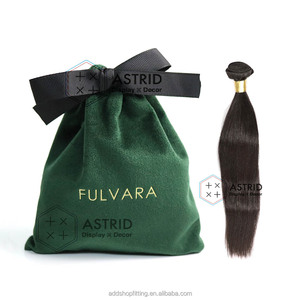 กระเป๋าต่อผมกำมะหยี่ผ้าไหมนุ่มสำหรับร้านทำผมขนาดออกแบบโลโก้ได้ตามต้องการ - Product Image 1