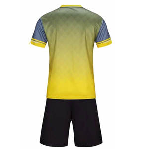 ชุดเสื้อเจอร์ซีย์แพเดลสีเหลืองไล่เฉดแบบยูนิเซ็กซ์ แขนสั้น ผ้าโพลีเอสเตอร์ซับเหงื่อ ระบายอากาศได้ดี เหมาะกับทุกฤดูกาล สำหรับผู้ใหญ่ ทรงปกติ - Product Image 4