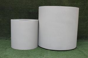 KNT FRP Handmade Hand Carved Fiberglass Classic Farmhouse Style Round <b>Flower</b> <b>Pot</b> Planter Drainage Hole Strong Lightweight Floor - Product Image 4