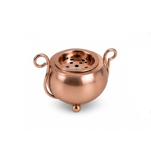 Copper Incense <b>Burner</b> with Dual Handles Aromatherapy Diffuser <b>for</b> Home Decor - Product Image 1