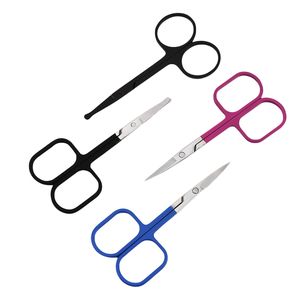 Tijeras Multifuncionales Mini para Maquillaje y Belleza, de Acero Inoxidable, Hoja Recta y Afilada, para Manicura y Pestañas, para Diestros - Product Image 1