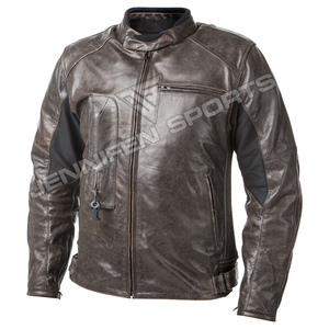Boys Winter Leather <b>Jacket</b> OEM Brown Cowhide Leather <b>Biker</b> <b>Jacket</b> For Men Genuine Mens Leather Motorcycle <b>Jacket</b> - Product Image 1