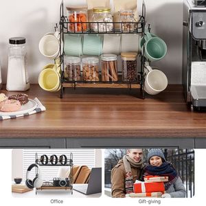 Organizzatore per Accessori da Caffè, Scaffale Espositivo da Cucina per Conservazione e Presentazione - Product Image 3
