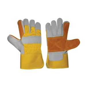 Holy Signs International Grade Leather Double Palm Heavy Duty Anti-Chemical Breathable Safety Cuff 26cm <b>Latex</b>-Free <b>Gloves</b> - Product Image 5