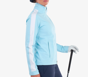 Veste de golf d'hiver à capuche personnalisée OEM unisexe, respirante, imperméable, performante, avec logo sur le devant - Product Image 5
