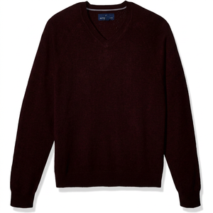Pull col V pour femme, couleur unie, manches longues, tricot décontracté, 100 % acrylique, anti-boulochage, coupe classique - Product Image 2