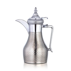 Tetera de Acero Inoxidable de Diseño Moderno y Elegante, Premium, Ecológica, Apta para Microondas, con Tapa y Asa, Crafts Village TP-5128, para Catering - Product Image 1
