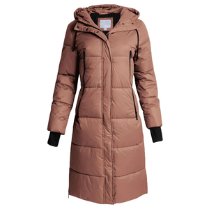 Women's Outdoor Winter <b>Parka</b> <b>Coat</b> Durable Warm Insulated Hooded Jacket Water Resistant Wholesale Supplier Soft Warm Winter - Product Image 3