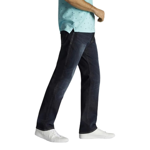 Denim Jeans <b>Men</b> Casual Breathable Woven Softener Loose Fit <b>Stretch</b> Straight Eco-Friendly Street Style Made in Pakistan - Product Image 3