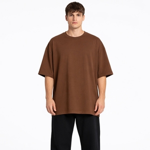 T-shirt en tissu 100 % coton avec étiquette détachable, coupe classique, design d'appliqué personnalisé, vente en gros, OEM, marque privée - Product Image 1