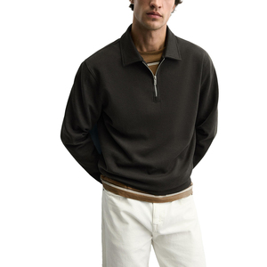 Sweat-shirt à capuche pour homme, coupe classique, couleur unie, tricoté, 100% coton, avec poche, respirant, séchage rapide, écologique, décontracté - Product Image 2