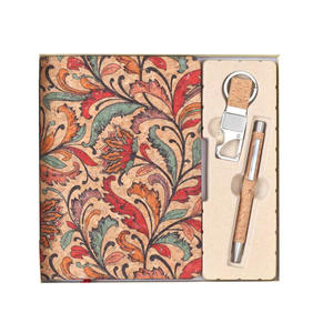 Ensemble cadeau de luxe en cuir PU écologique, personnalisation par impression, agenda, stylo, porte-clés pour la Saint-Valentin, Noël, Pâques - Product Image 1