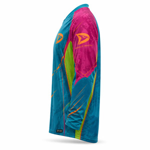 Uniforme de Paintball Sublimado Personalizado |   Jersey de Competición Profesional con Ventilación en las Axilas y Gráficos Multicolores - Product Image 4