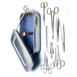 Kit Quirúrgico para Animales Exóticos, Juego de 12 Instrumentos Veterinarios de Acero Inoxidable de Dentavex - Product Image 1