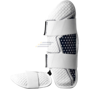 Protections de tibia de baseball de qualité professionnelle, rembourrées et souples, pour adultes, style sportif, toutes saisons, en PU, OEM ODM - Product Image 5