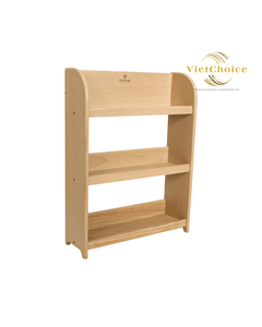VIETCHOICE Premium Bamboo Three-Layer Multifunction Non-folding Expandable Standing Spice <b>Rack</b> Modern <b>Kitchen</b> <b>Storage</b> Organizer - Product Image 6