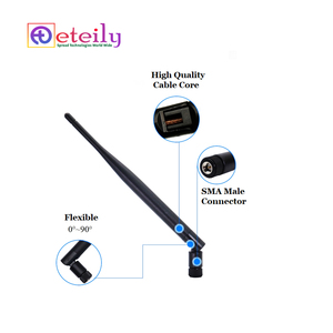 เสาอากาศแม่เหล็กยาง5dBi eteily 868MHz พร้อมสาย RG174และตัวเชื่อมต่อ SMA ตัวผู้ผลิตในประเทศอินเดียเพื่อการสื่อสาร - Product Image 2