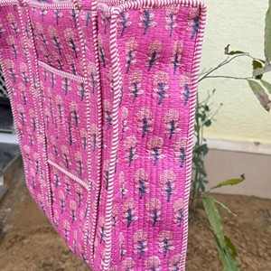 Eco-Friendly Cotton Printed Quilted Tote <b>Bag</b> Women's Daily Use Reusable Shopping <b>Bag</b> Custom Wholesale Printed <b>Bag</b> for beach day - Product Image 4