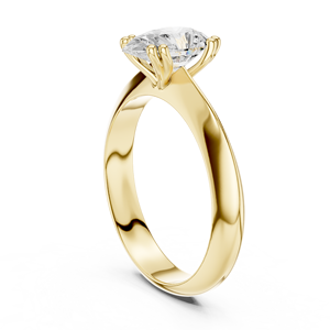 แหวนแต่งงานทรงหยดน้ำสุดคลาสสิกและทันสมัย ทองคำขาว 14K เพชรทรงลูกแพร์ 1.5 กะรัต ได้รับการรับรองจาก IGI เพชรเพาะเลี้ยงในห้องปฏิบัติการ - Product Image 4