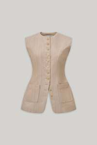 Chaqueta Blazer de Lana para Mujer, Cuello en V, Bordado a Mano, Botón Único, Transpirable, Informal de Oficina, Ropa de Invierno - Product Image 1