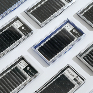 [Private Label] BEST Premium Korea PBT Laser Silk Plus Lash 0.10 Wholesale (B,C,J,D Curl) (8-15mm Mix) Individual Soft Eyelash - Product Image 6