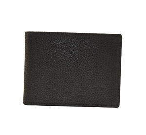 Cartera plegable RFID clásica para hombre, diseño de logotipo de cuero real europeo, Forro corto de poliéster, botón con cremallera, soporte de identificación de plástico abierto - Product Image 2