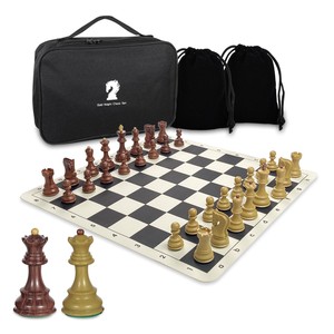 Juego de Ajedrez Tradicional de Madera de Teca con Piezas Ponderadas, Decoración para el Hogar, Venta al por Mayor, Moradabad, India - Product Image 3