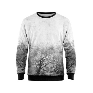Sweat-shirt à col rond pour homme, imprimé crâne, décontracté, manches longues, coupe classique, imprimé par sublimation, 100% polyester, pour l'automne - Product Image 4